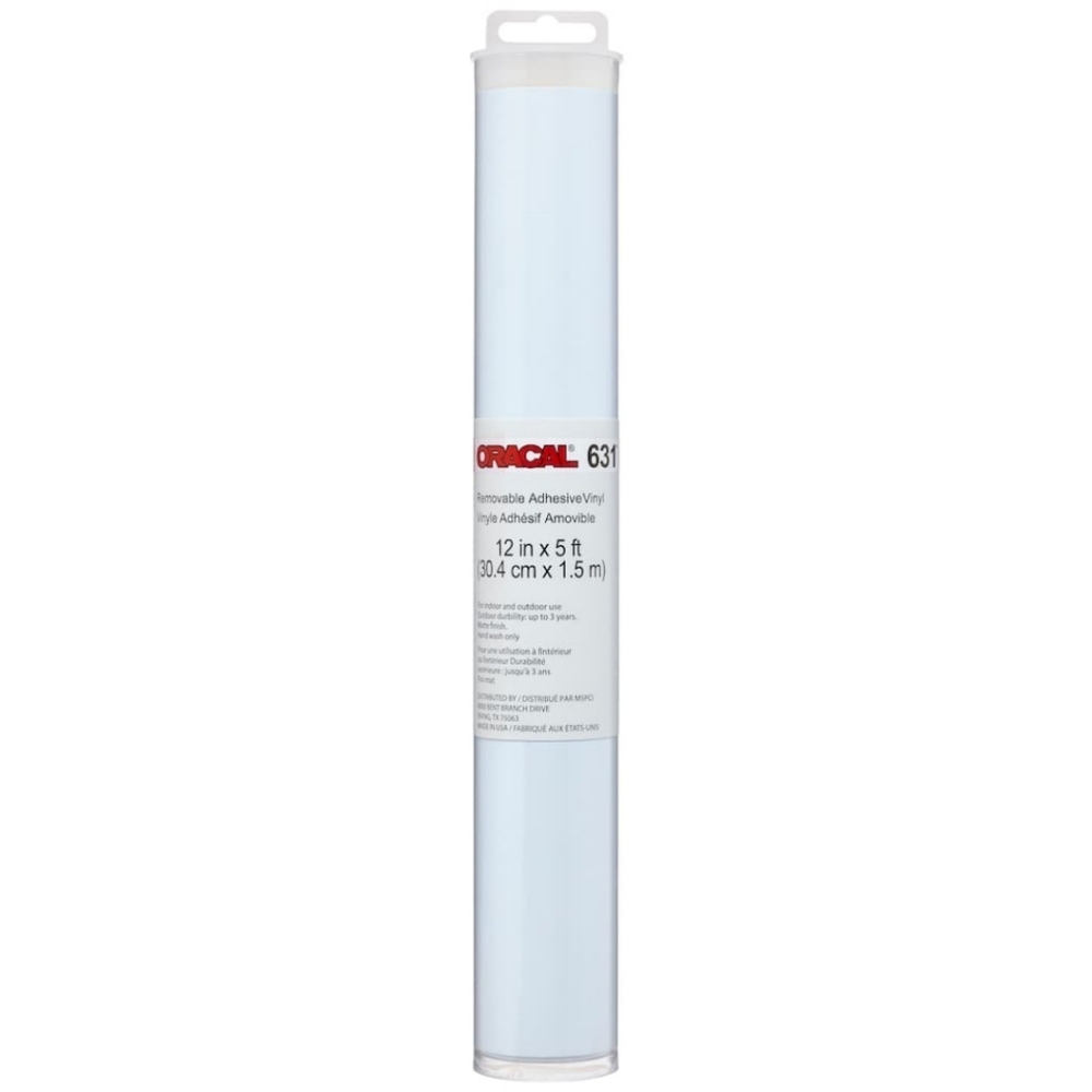 ORACAL® 631 Removable Vinyl Tube, White 12 x 5 ft NEW